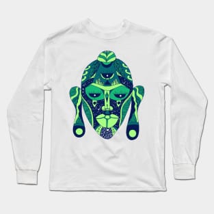 Ngreen African Mask 7 Long Sleeve T-Shirt